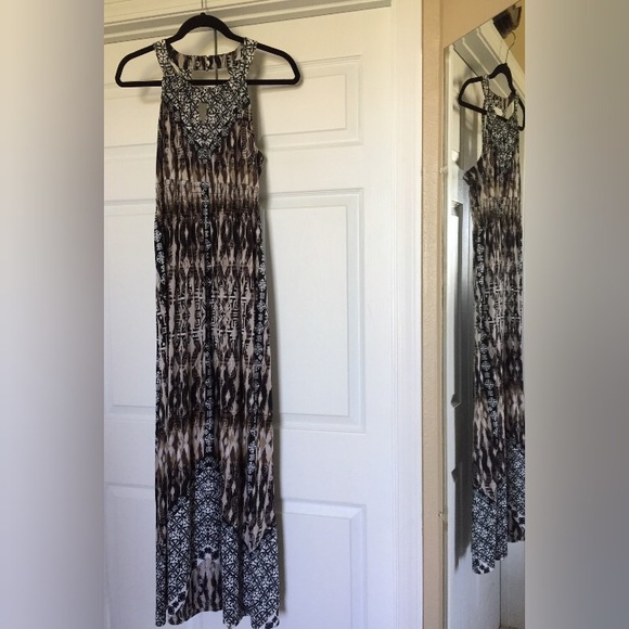 In Bloom by Janquil Maxi Dress Size L - Picture 2 of 3